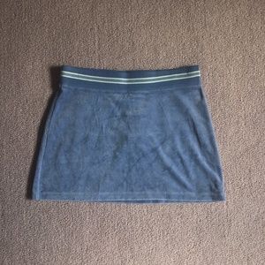 express y2k velour skirt